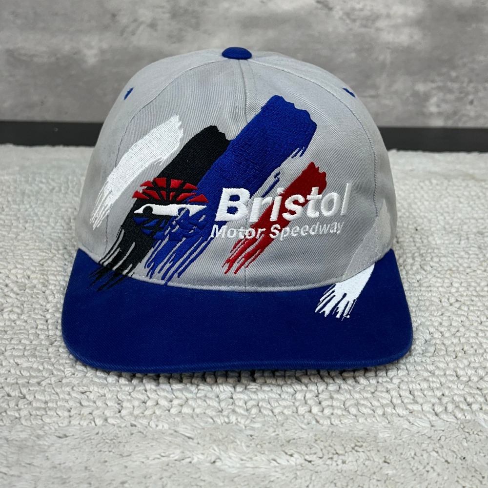Vintage Bristol Motor Speedway Snapback Hat OSFA Splash Embroidered Dad Cap